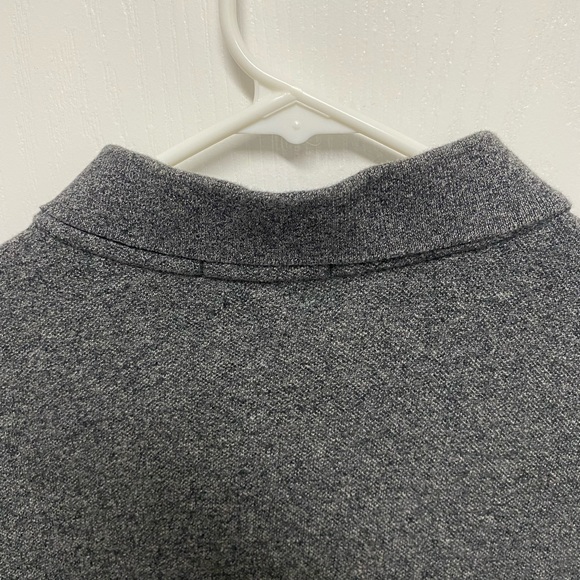 Long sleeve Polo shirt, white polo horse - Picture 2 of 4